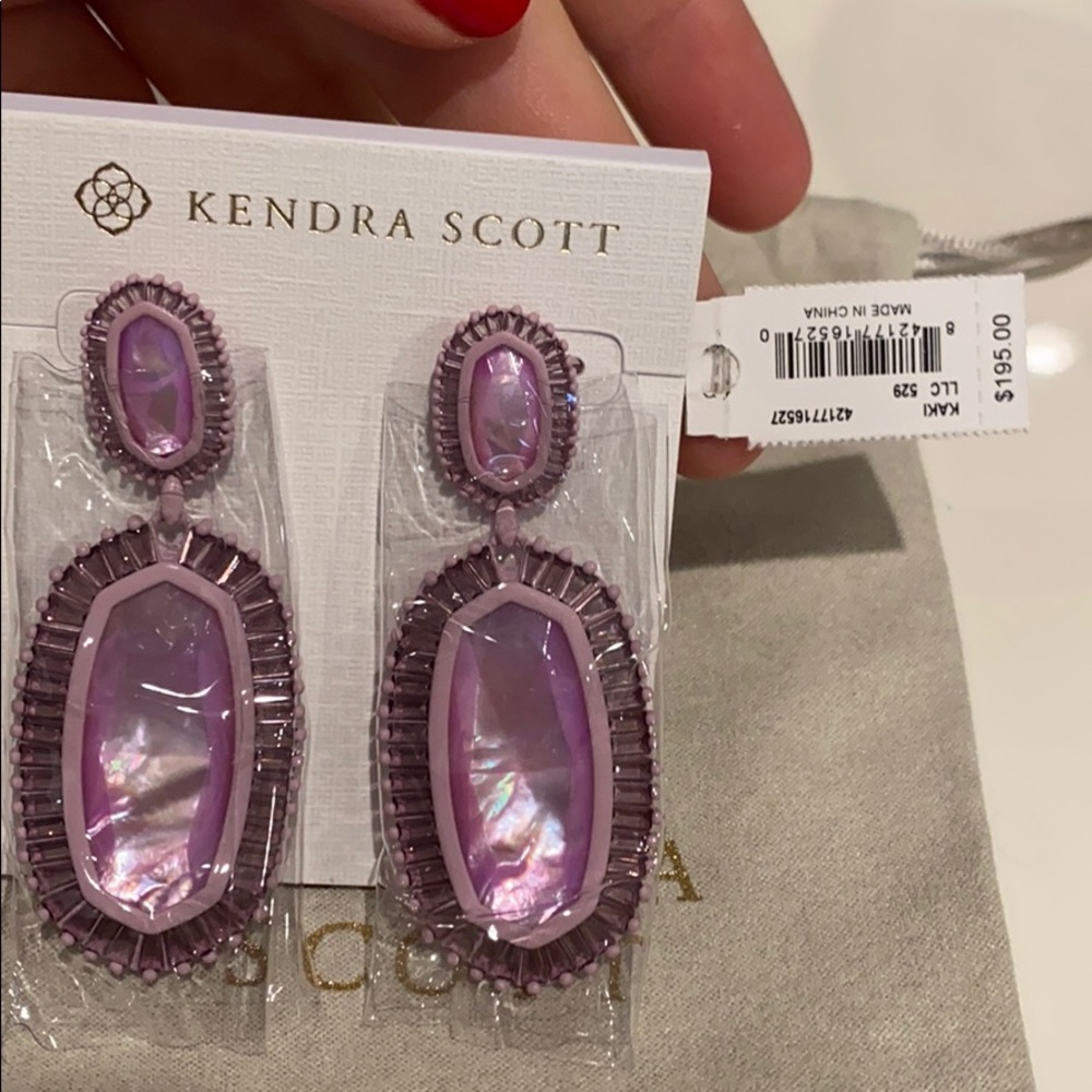 Kaki earrings! Never been worn original packaging